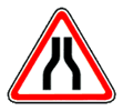 1.21.1 — გზის შევიწროება