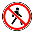 3.10 — ქვეითთა მოძრაობა აკრძალულია